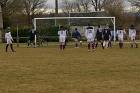 fc pionsat st hilaire keeper waits for ball neuf eglise player nips in 4-0 french football pyramid level 14 foot francaise pyramide niveau quatorze mars march 2009 copyright free photo royalty free photo