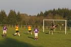 fc pionsat st hilaire 3rd XI shot just wide of a s charensat post football french pyramid level 14 foot 02 mai may 2009 copyright free photo royalty free photo