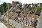 no tiles on roof roof les guis virlet puy de dome   
france