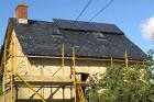 new roof kyocera solar panels les guis virlet pionsat combrailles puy de dome auvergne france 2009