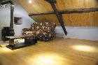 attic fitted out as bedroom loft conversion les guis virlet puy de dome   
france